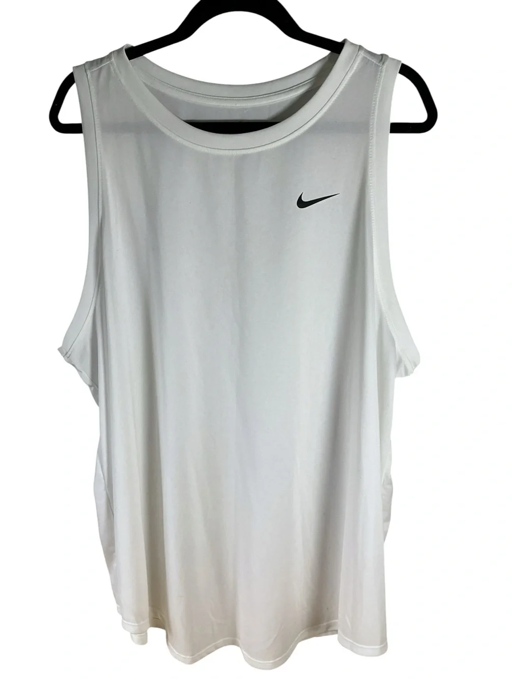 Nike Dri-FIT Ready Tank Size 3XL Men's White Unisex Athletic Top